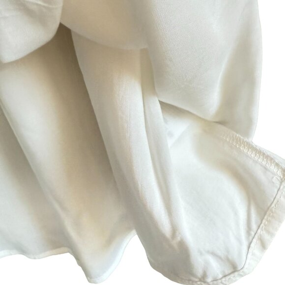 Stellah Anthropologie Off-Shoulder Pom Pom Beaded Embroidered Mini Dress Small - Picture 5 of 10